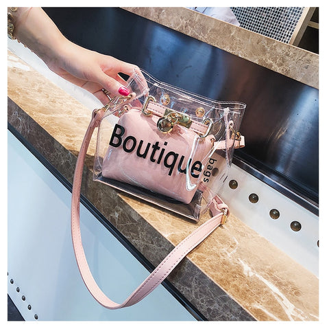 Image of New Fashion  Cross-body Transparent Summer Bags