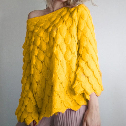 Image of Casual Unique Design Women's Sweater