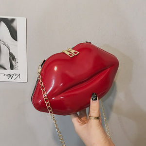 Trendy Fashion Lips design Women's Cross-body Handbags