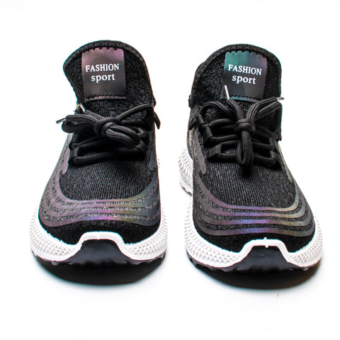 Image of 2020 Night Reflection Breathable Knitting Women Sneakers