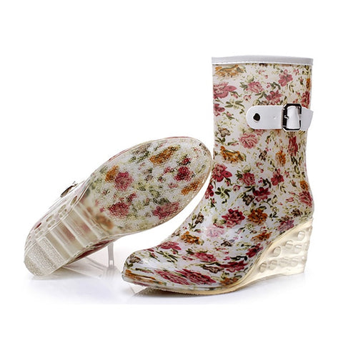 Image of Woman's Rain Snow Waterproof Boots