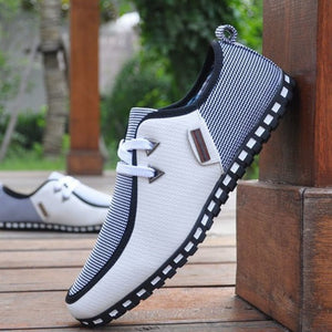 New Fashion Flat Leather Men's Loafers