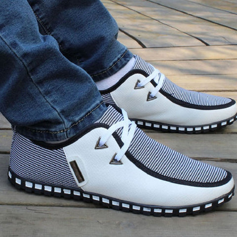 Image of New Fashion Flat Leather Men's Loafers