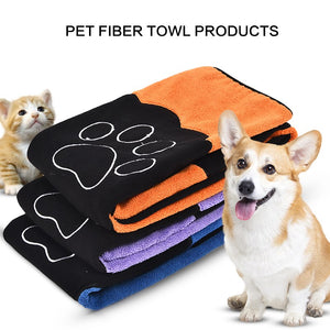 High Quality Microfiber Pet Drying Towel Ultra-absorbent