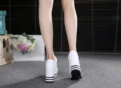 Image of Women's High Wedges Sneakers